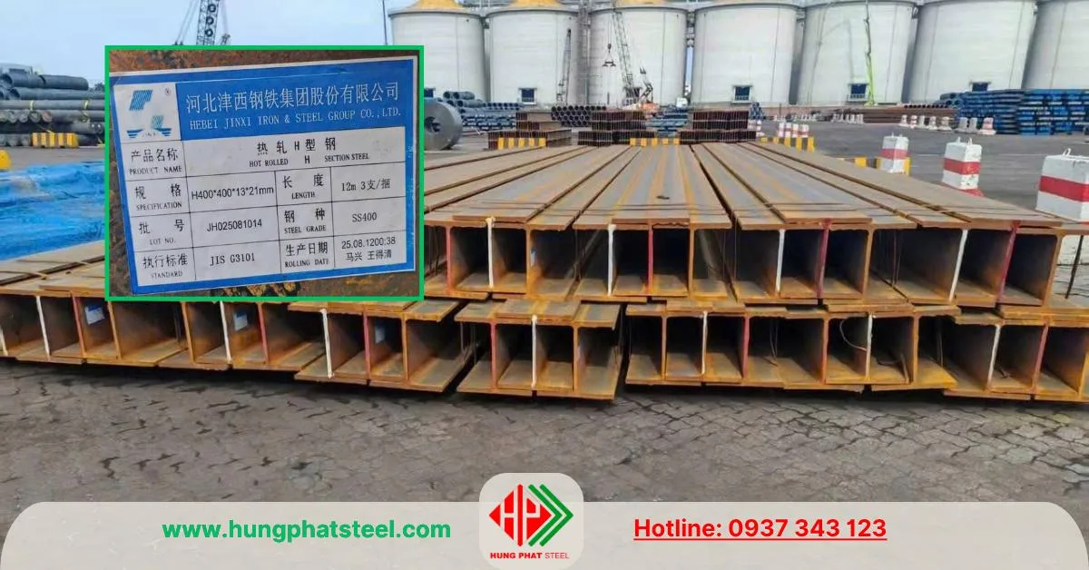 Thép hình H400 nhập khẩu Trung Quốc