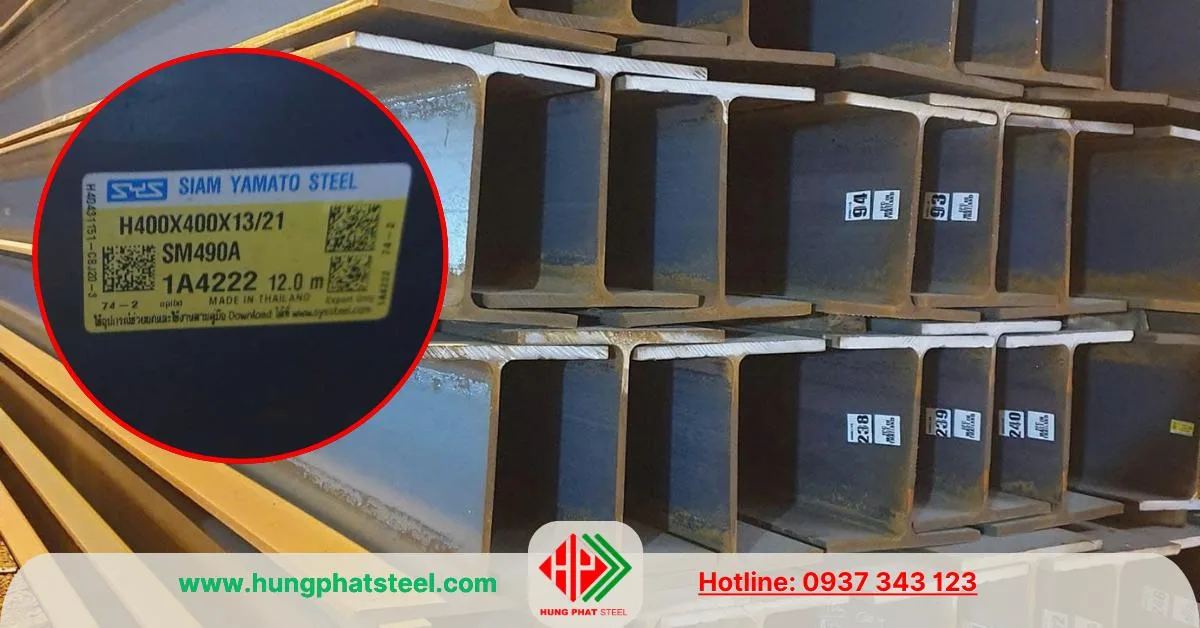 Thép hình H400x400x13x21 Siam Yamato