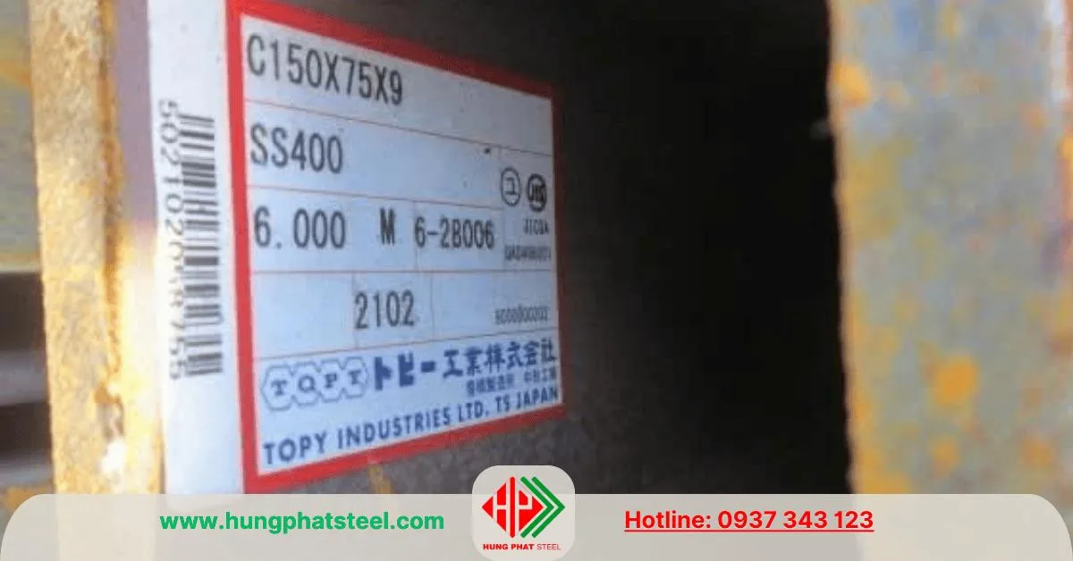 Thép hình U Nhật Bản