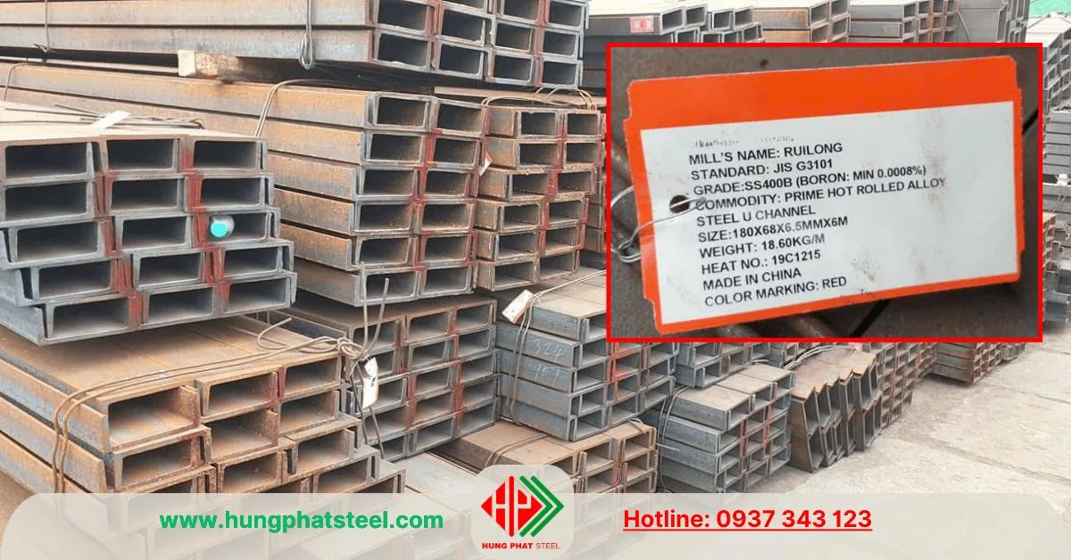 Thép hình U Trung Quốc