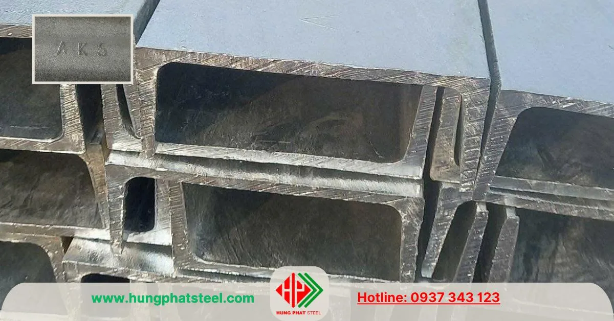 Thép hình U200 An Khánh mạ kẽm nhúng nóng 