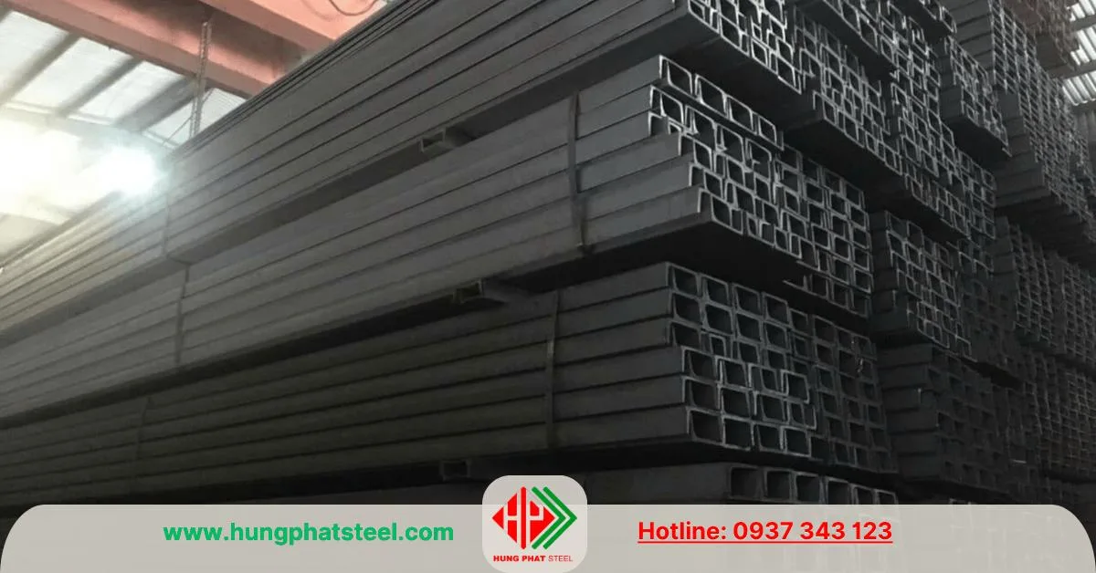 Thép hình U75 đen