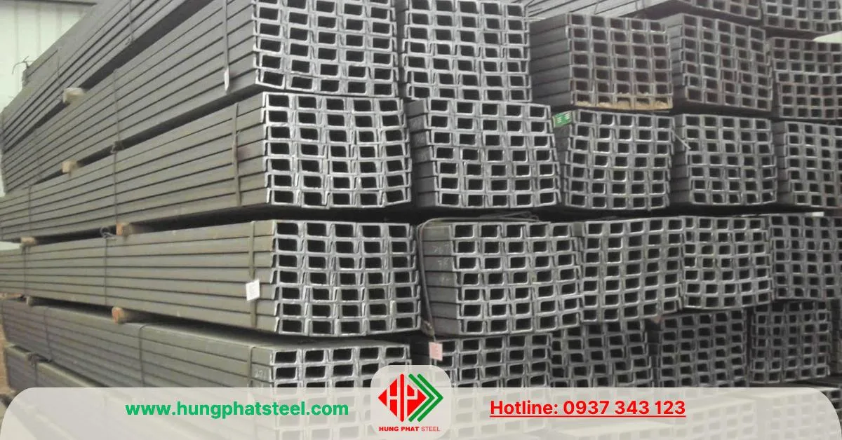 Thép hình U75 đen