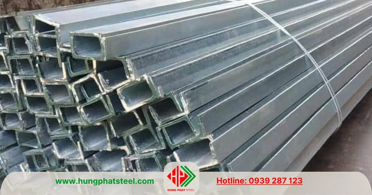 Thép hình U80 An Khánh mạ kẽm nhúng nóng
