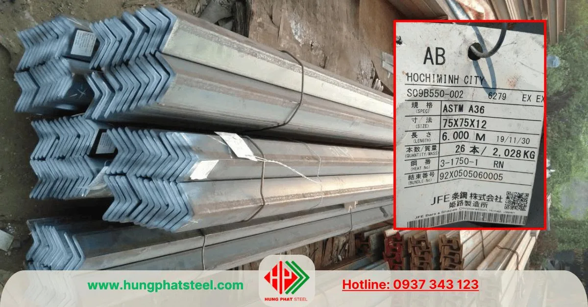 Thép hình V Nhật Bản