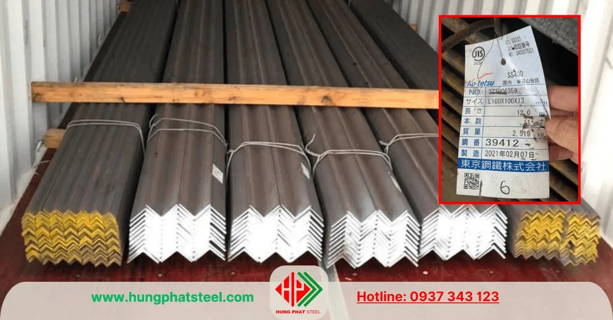 Thép hình V Nhật Bản