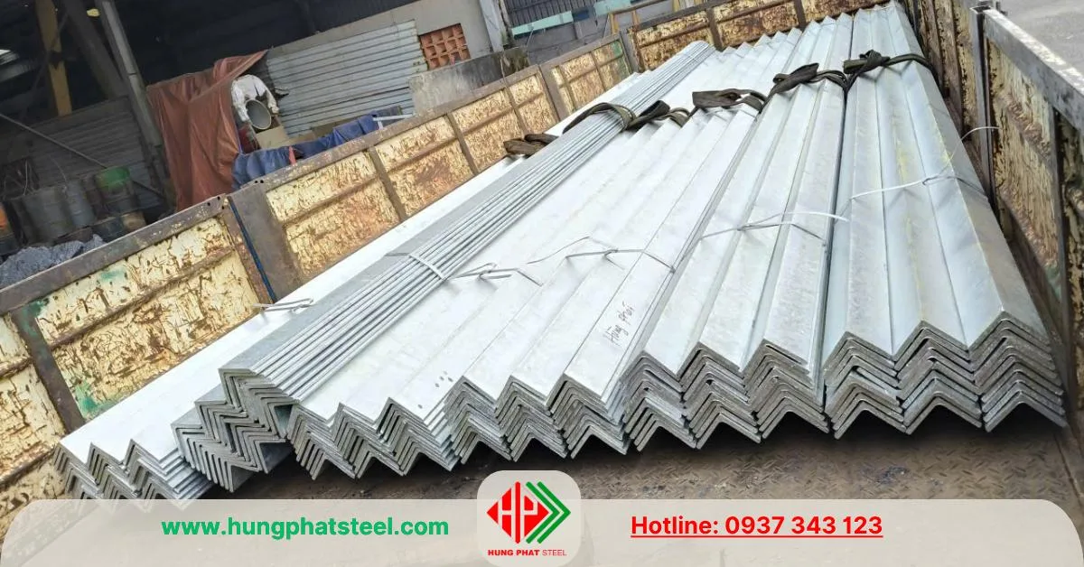 Thép hình V100 An Khánh mạ kẽm nhúng nóng