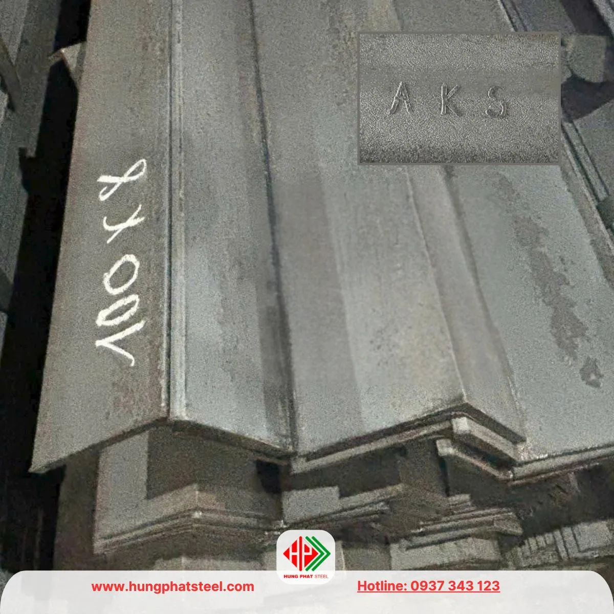 Thép hình V100 dày 8ly An Khánh