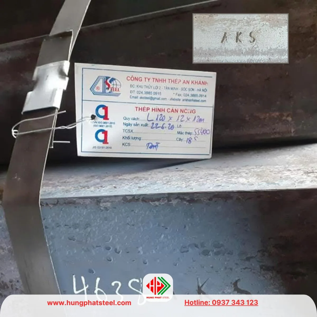 Thép hình V120 An Khánh
