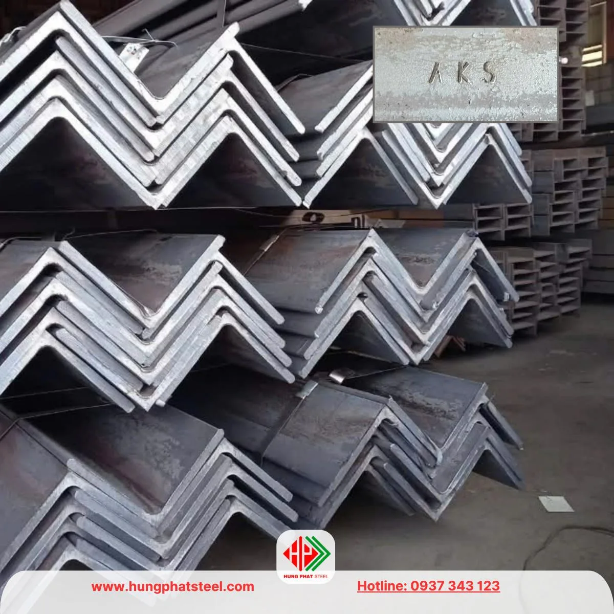 Thép hình V150 An Khánh (sắt V150x150 AKS)