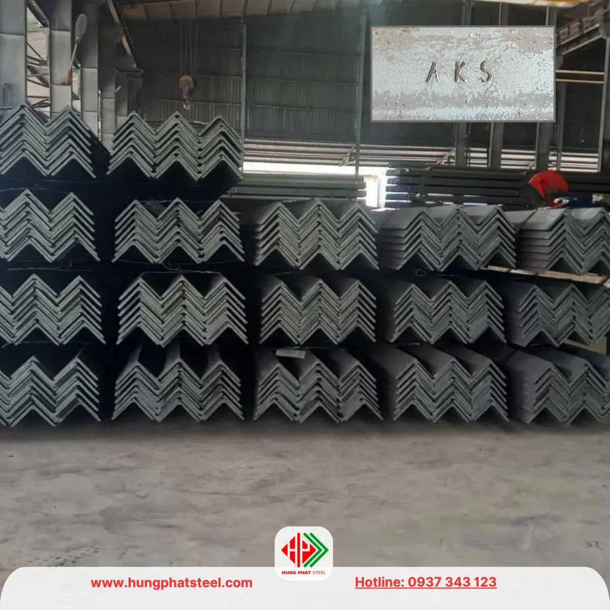 Thép hình V150 An Khánh (sắt V150x150 AKS)