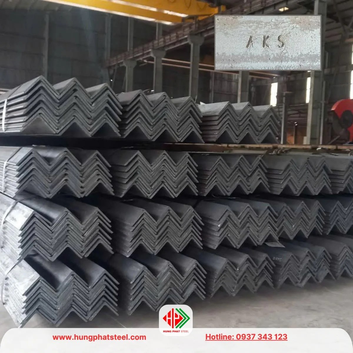 Thép hình V150 An Khánh (sắt V150x150 AKS)