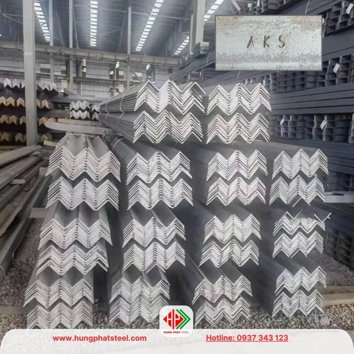 Thép hình V150 An Khánh (sắt V150x150 AKS)