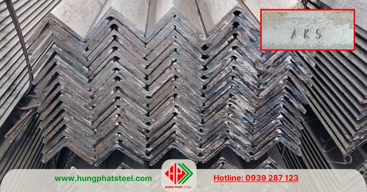 Thép hình V50 An Khánh (Sắt V50x50 AKS)