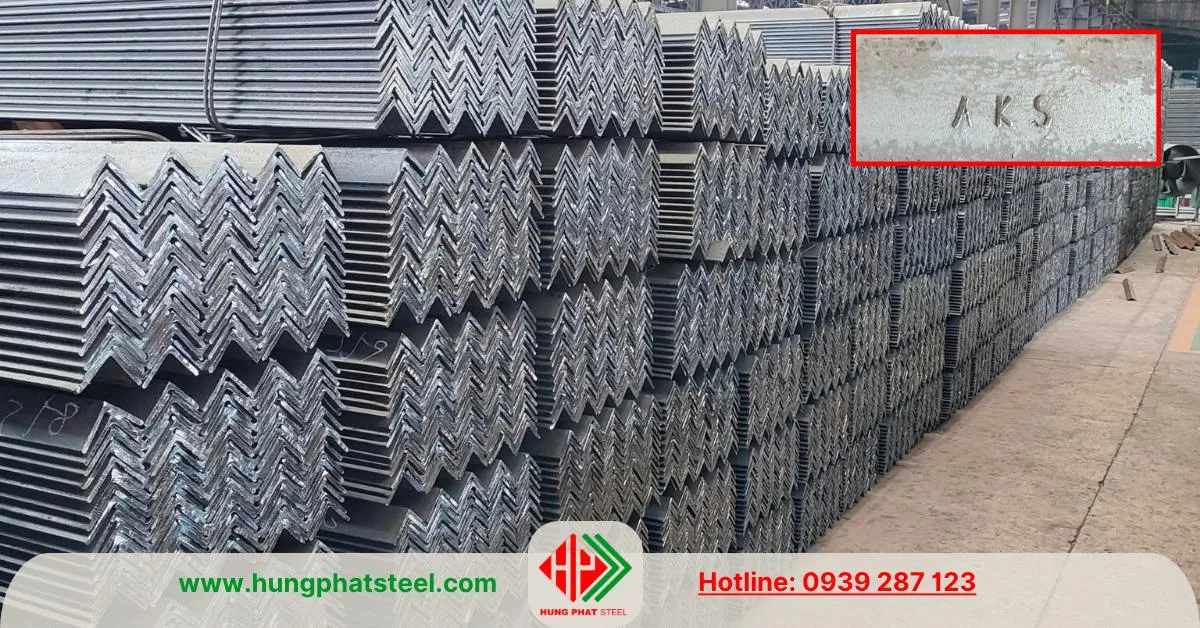 Thép hình V50 An Khánh (Sắt V50x50 AKS)