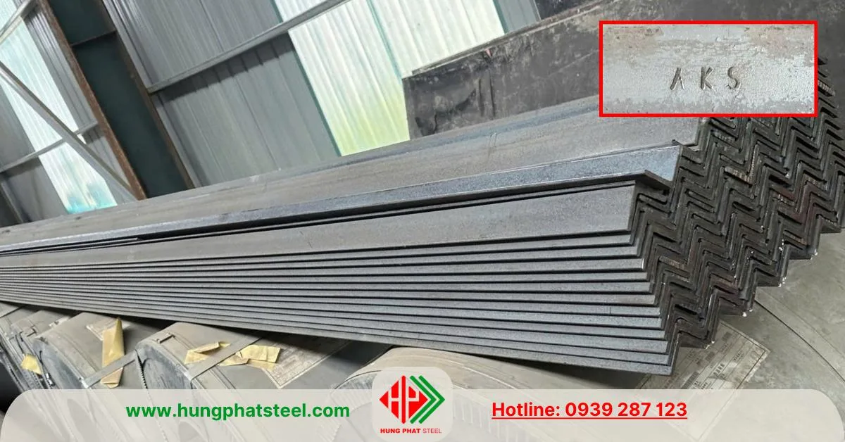 Thép hình V50 An Khánh (Sắt V50x50 AKS)