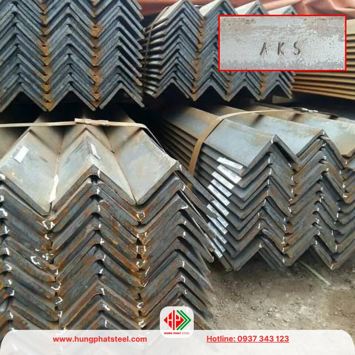 Thép hình V63 An Khánh (Sắt V63x63 AKS)