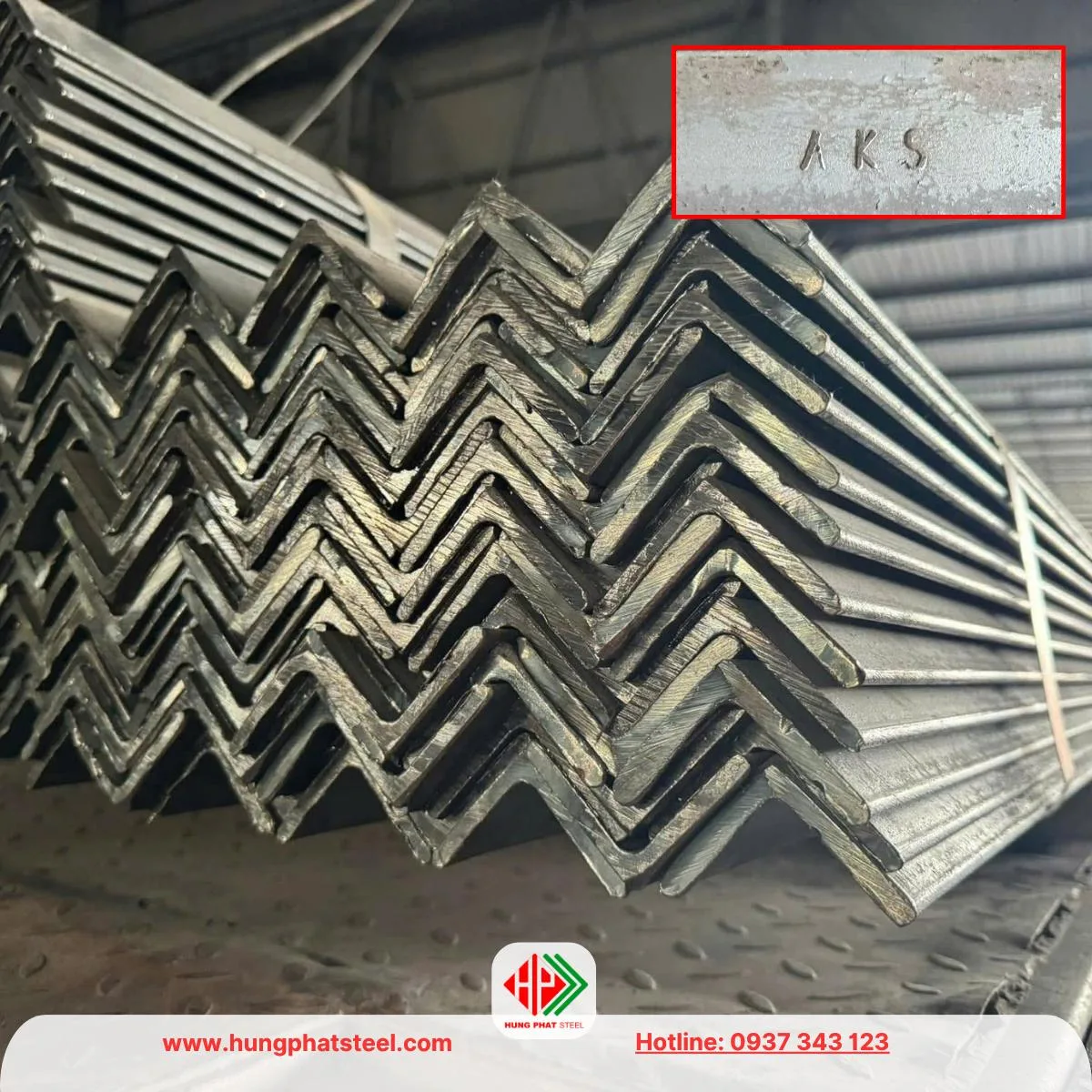 Thép hình V63 An Khánh (Sắt V63x63 AKS)