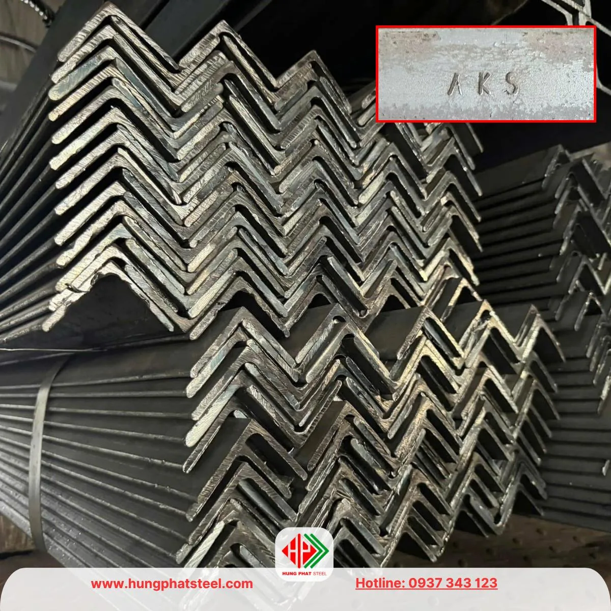 Thép hình V63 An Khánh (Sắt V63x63 AKS)