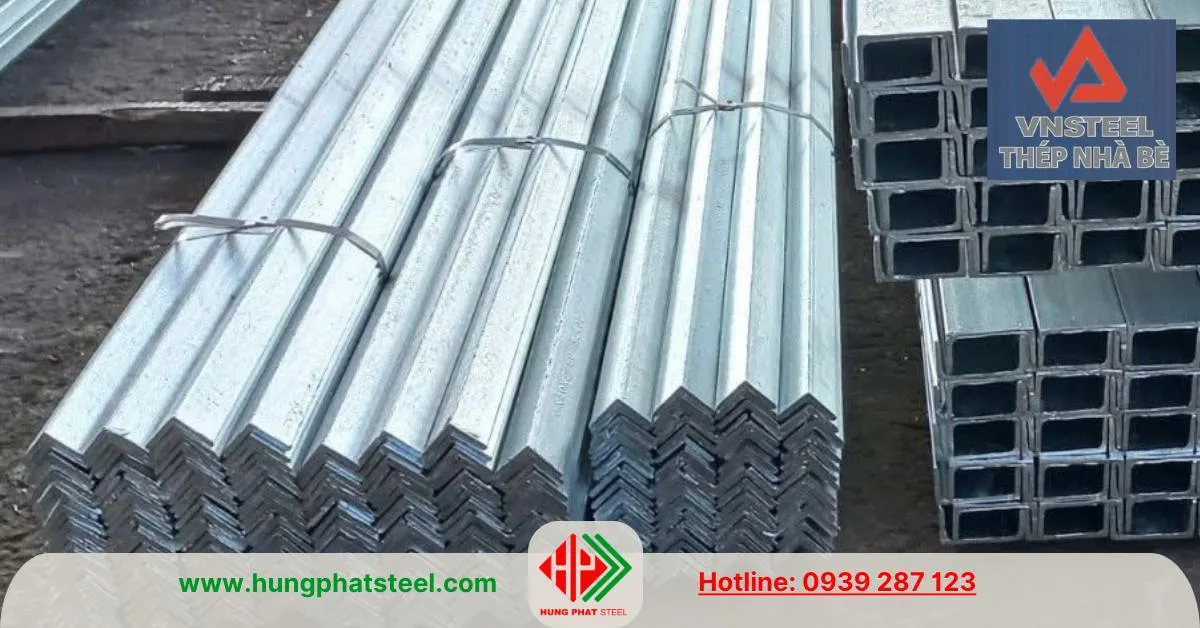 Thép hình V63 được mạ kẽm nhúng nóng tầm khoảng 3 ngày