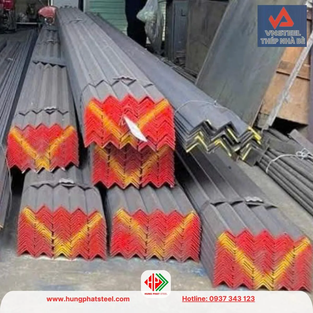 Thép hình V65 Nhà Bè (Sắt V65x65 VNSteel)