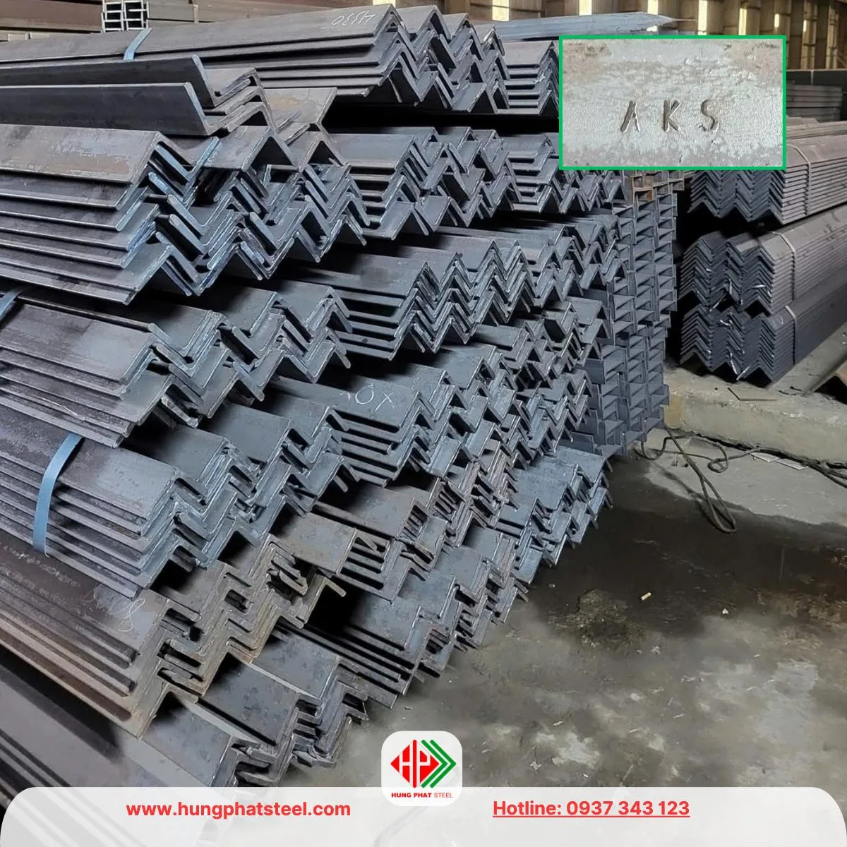 Thép hình V70 An Khánh (Sắt V70x70 AKS)