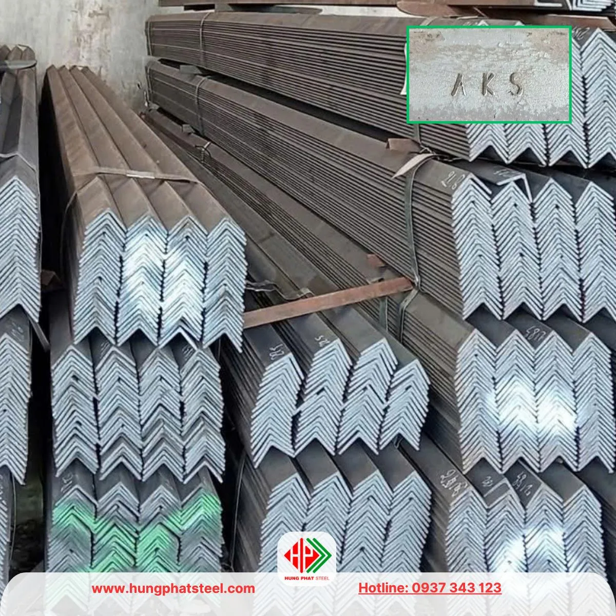 Thép hình V70 An Khánh (Sắt V70x70 AKS)