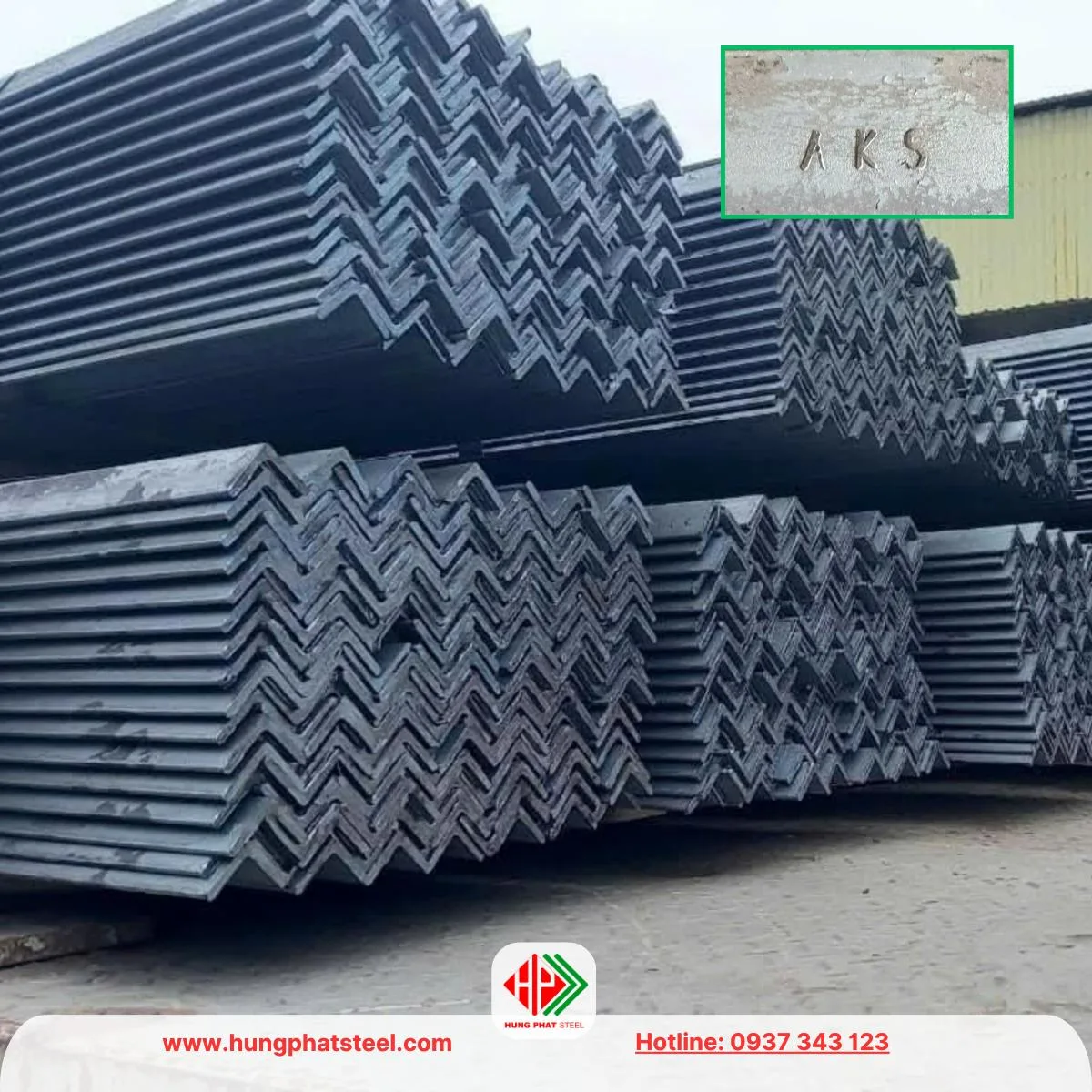 Thép hình V70 An Khánh (Sắt V70x70 AKS)