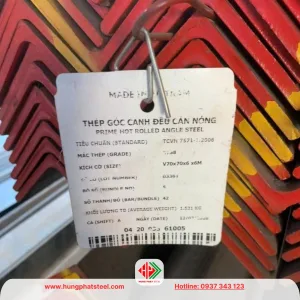 Thép hình V70x70 Nhà Bè