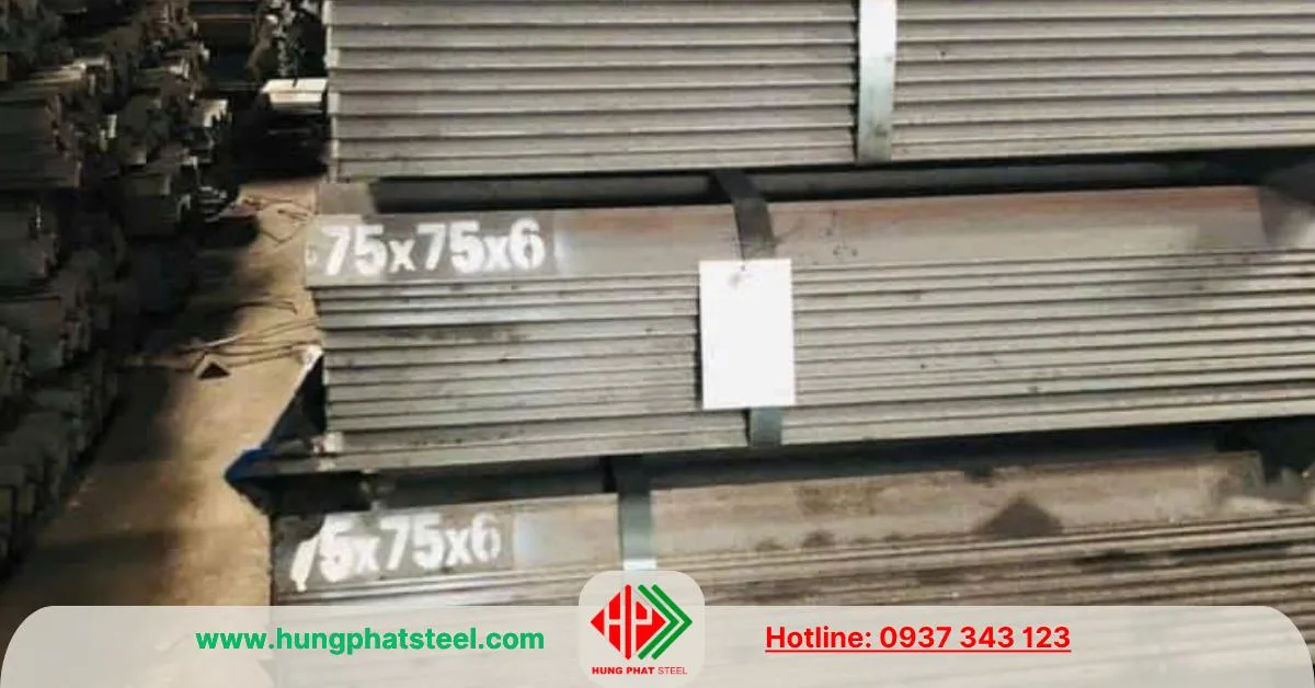 Thép hình V75 An Khánh (Sắt V75x75 AKS)