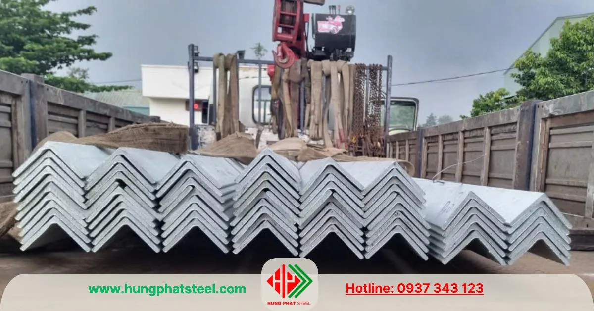 Thép hình V75 An Khánh mạ kẽm nhúng nóng