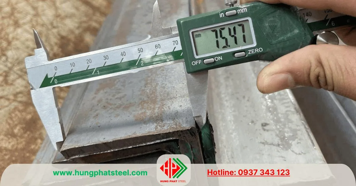 Thép hình V75 x 75 