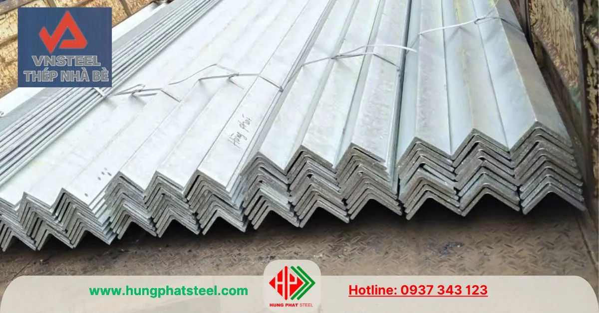 Thép hình V75x75 Nhà Bè (sắt V75x75) mạ kẽm nhúng nóng