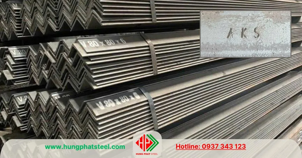 Thép hình V80 An Khánh (Sắt V80x80 AKS)