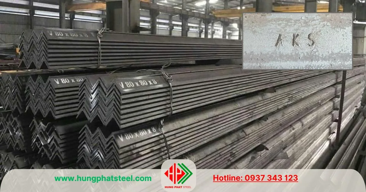 Thép hình V80 An Khánh (Sắt V80x80 AKS)