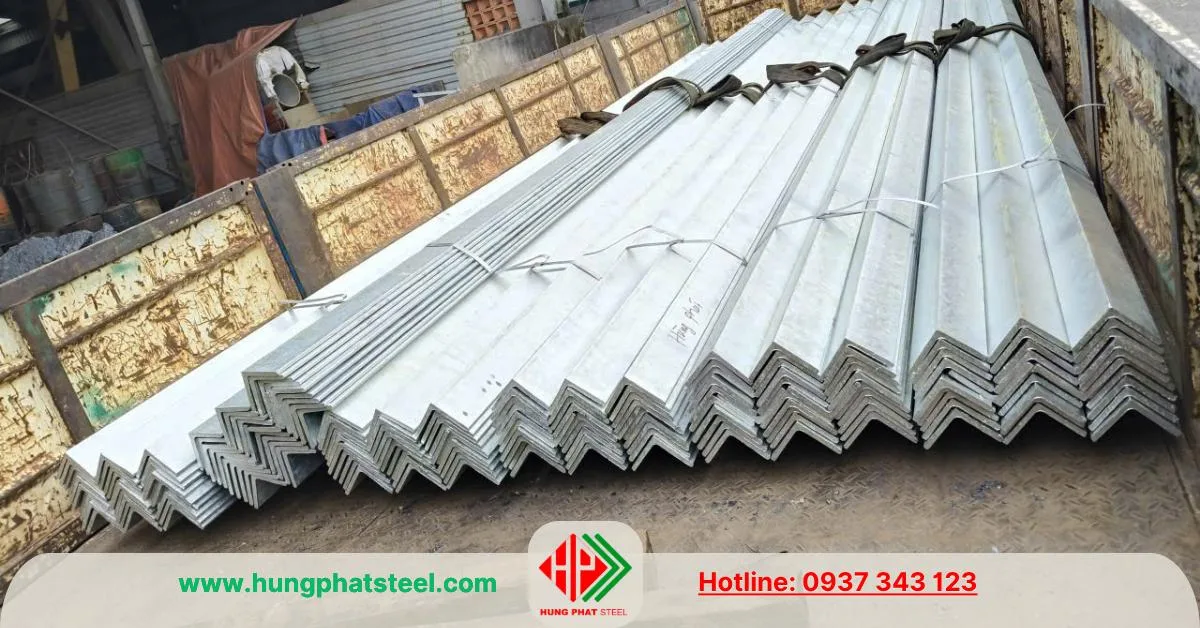 Thép hình V80 An Khánh mạ kẽm nhúng nóng