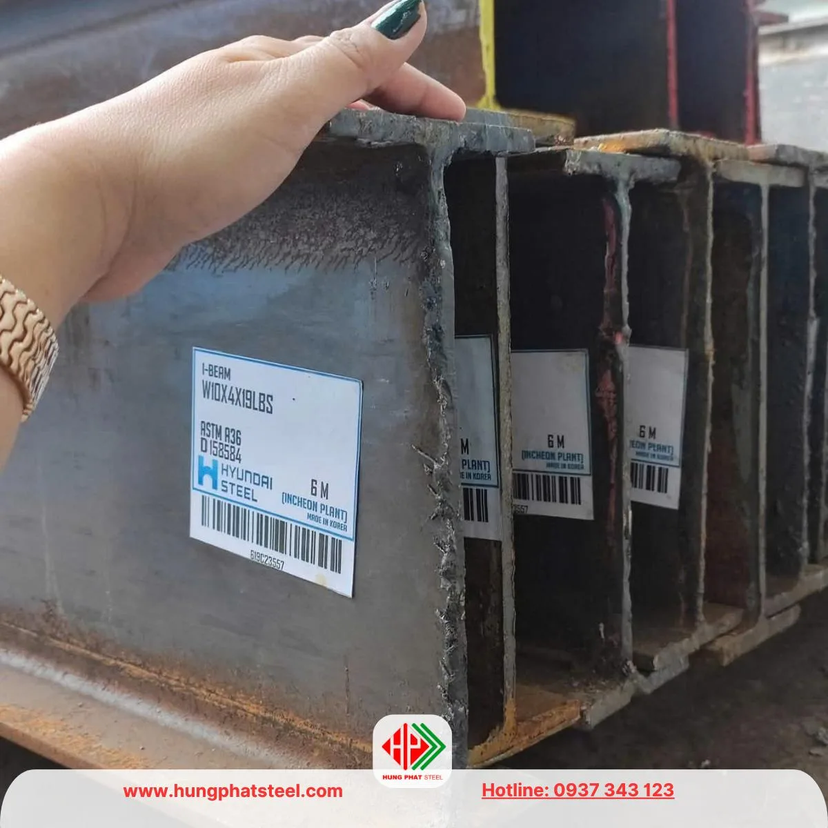 Thép hình i Hyundai (I-beam)