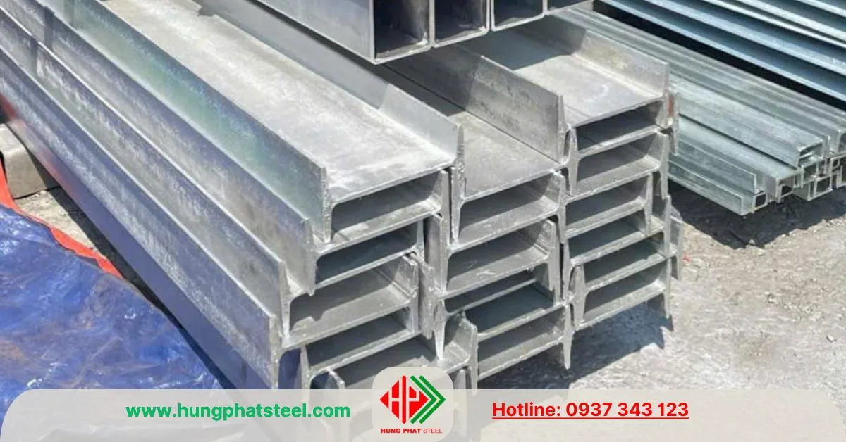 Thép hình i198 mạ kẽm nhúng nóng