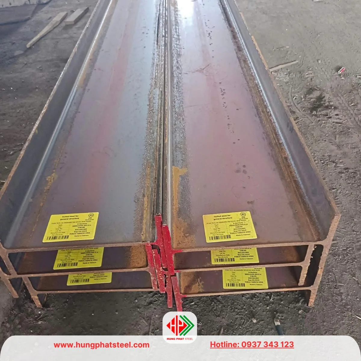Thép hình i300 x 150 Posco