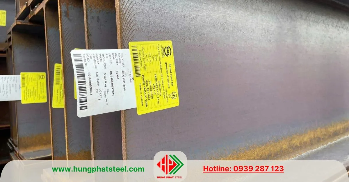 Thép hình i396 Posco