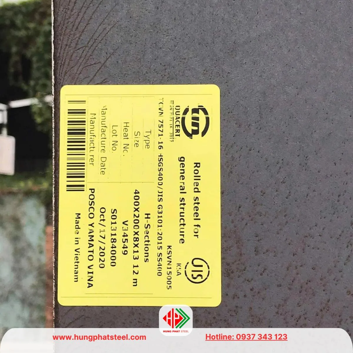 Thép hình i400x200 Posco