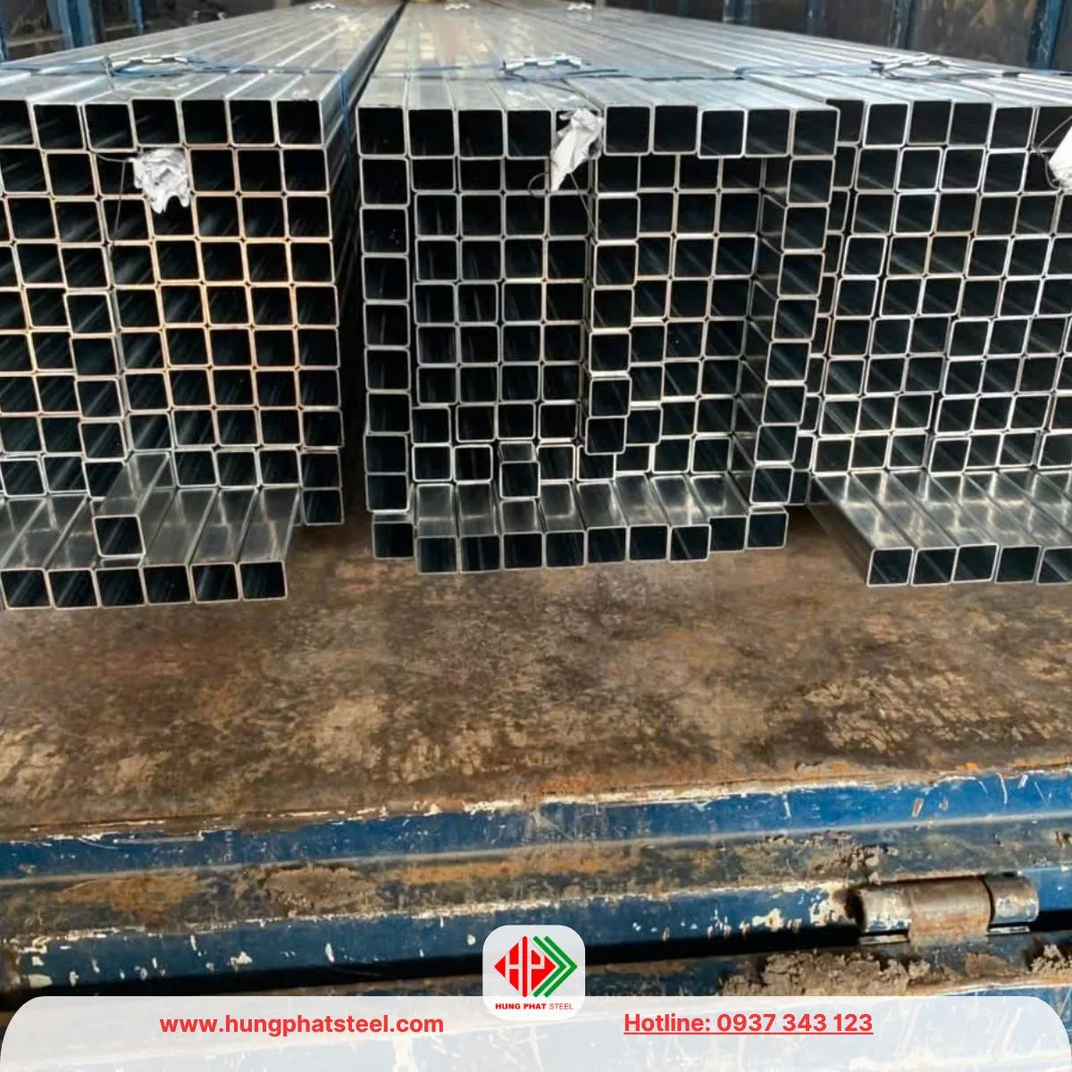 Thép hộp mạ kẽm 25x25 Hòa Phát