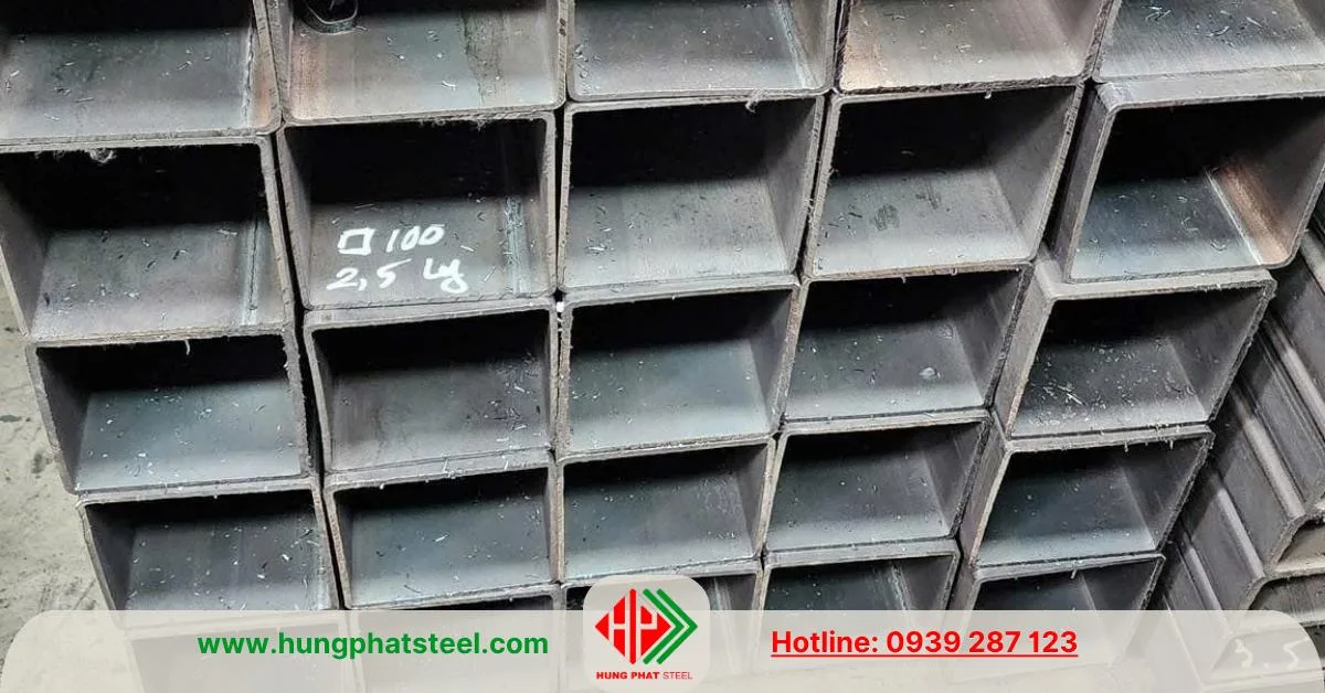 Thép hộp vuông 100x100x2.5mm