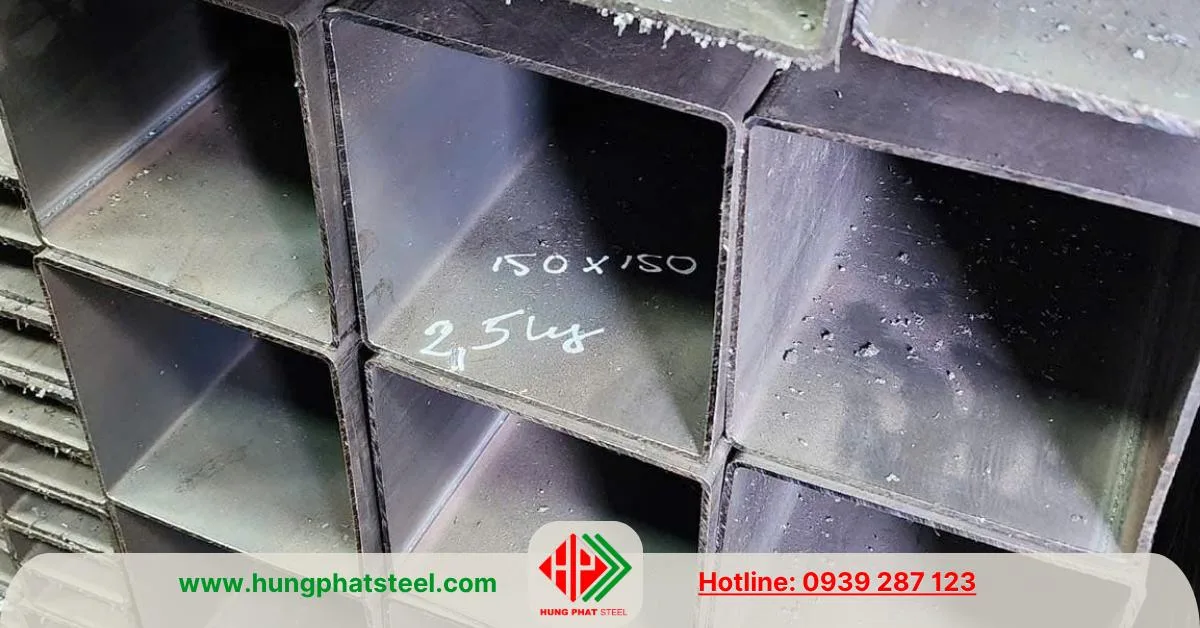 Thép hộp vuông 150x150 (2.5ly)