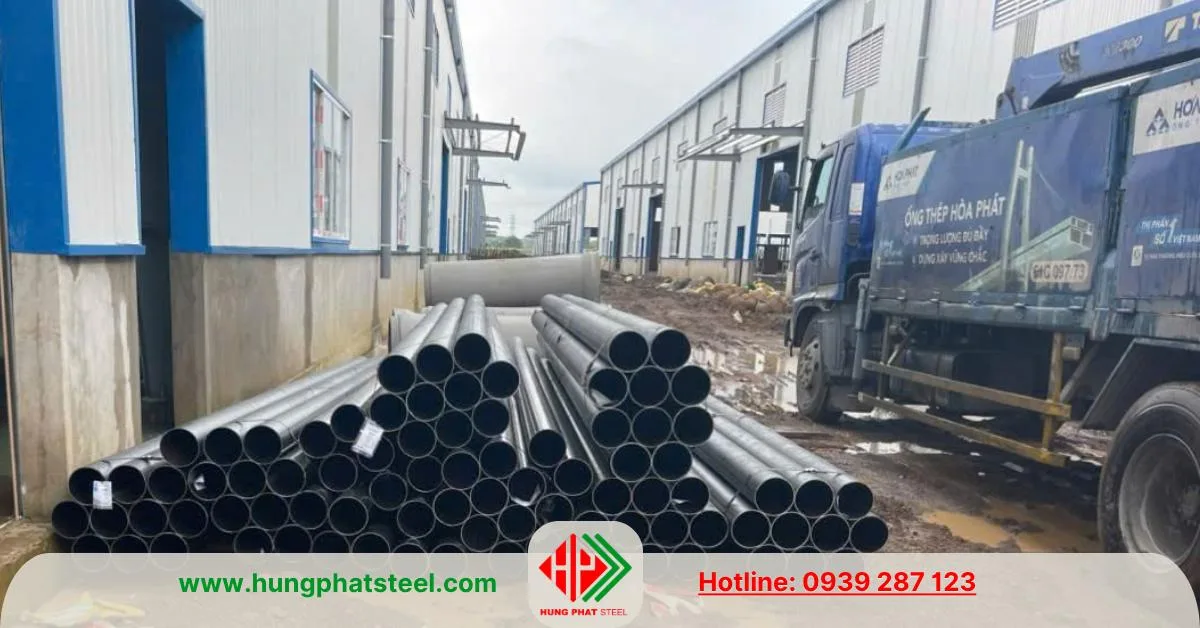 Thép ống hàn đen Hòa Phát