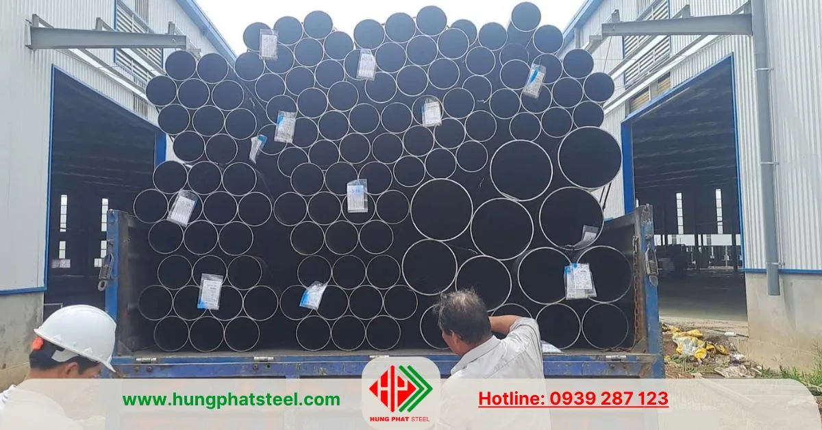 Thép ống hàn đen Hòa Phát