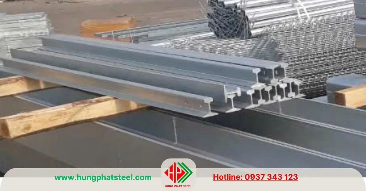 Thép ray P15 mạ kẽm nhúng nóng từ 2-5 ngày