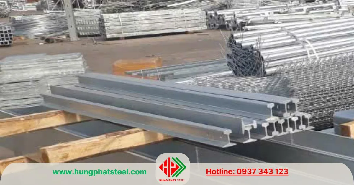 Thép ray Qu80 mạ kẽm nhúng nóng