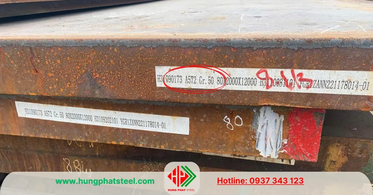 Thép tấm A572 (ASTM A572)