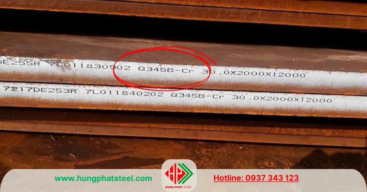 Thép tấm Q345